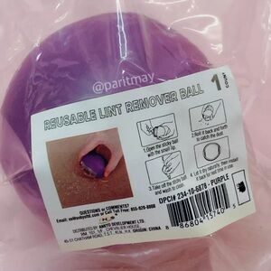 Lint Roller Hair Remover Ball Reusable Potable Travel Pet Fur Cleaner